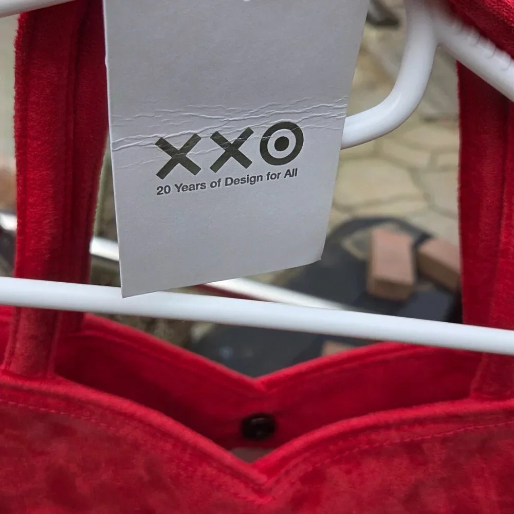 Erin Fetherston Heart Tote Bag X Target 20th Anniversary. RED. NWT. - Picture 3 of 8